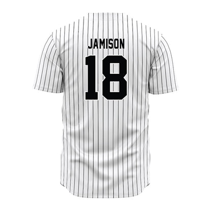 South Carolina - NCAA Baseball : Aaron Jamison - Pinstripe Jersey-1
