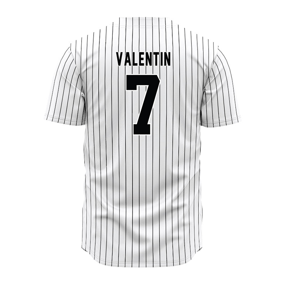 South Carolina - NCAA Baseball : Alex Valentin - Pinstripe Jersey-1