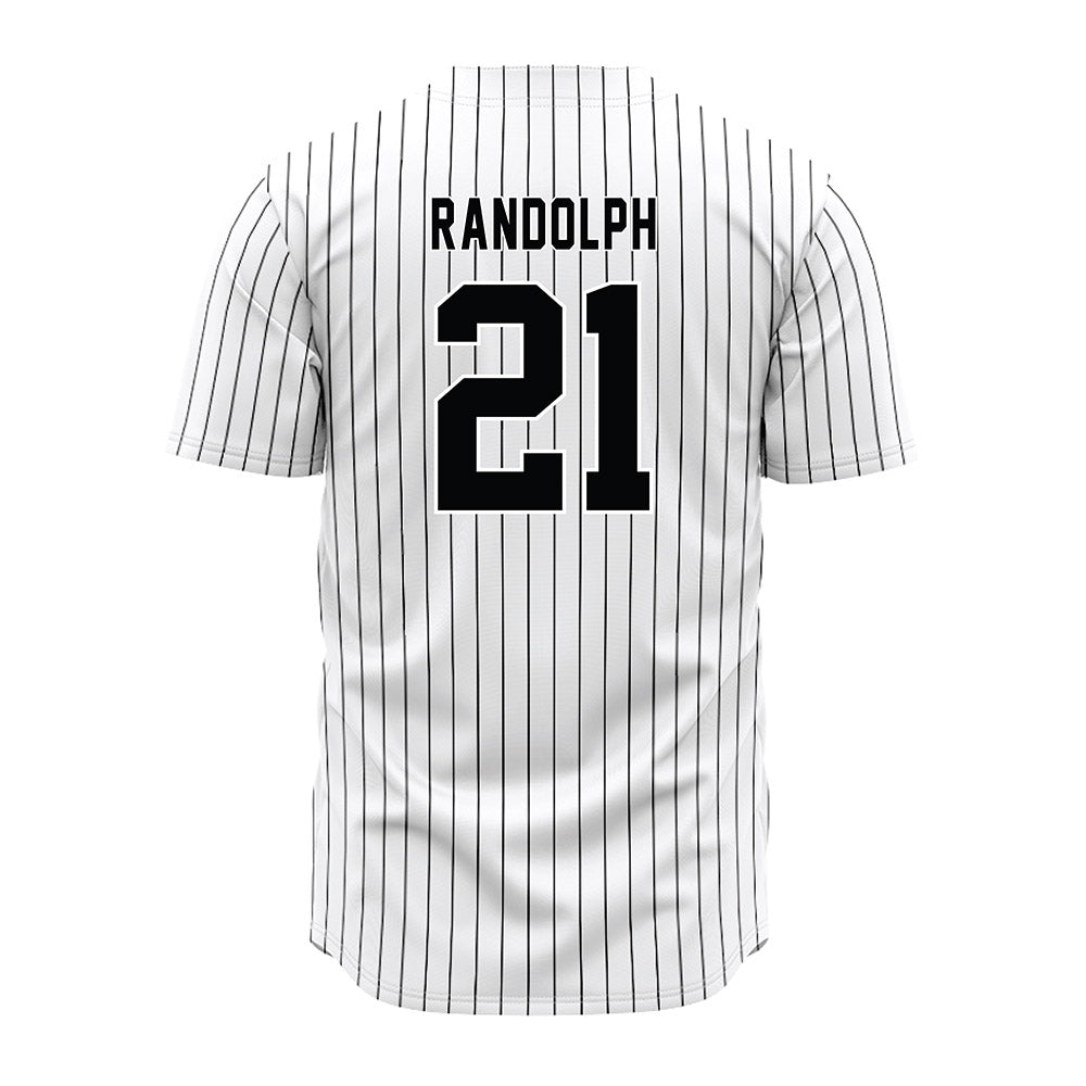 South Carolina - NCAA Baseball : Jake Randolph - Pinstripe Jersey-1