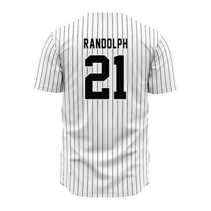 South Carolina - NCAA Baseball : Jake Randolph - Pinstripe Jersey-1