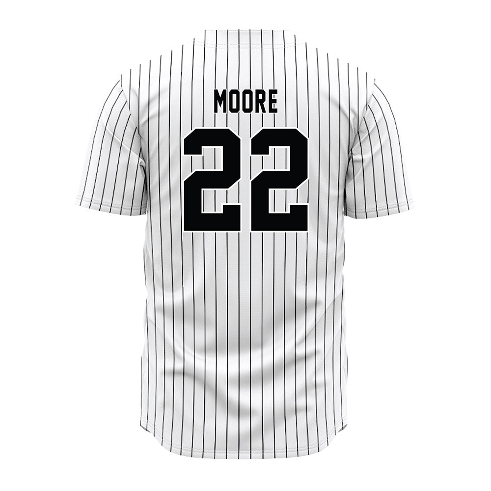 South Carolina - NCAA Baseball : Reese Moore - Pinstripe Jersey-1