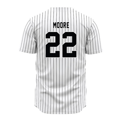 South Carolina - NCAA Baseball : Reese Moore - Pinstripe Jersey-1
