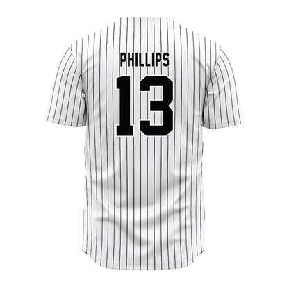 South Carolina - NCAA Baseball : Amp Phillips - Pinstripe Jersey-1