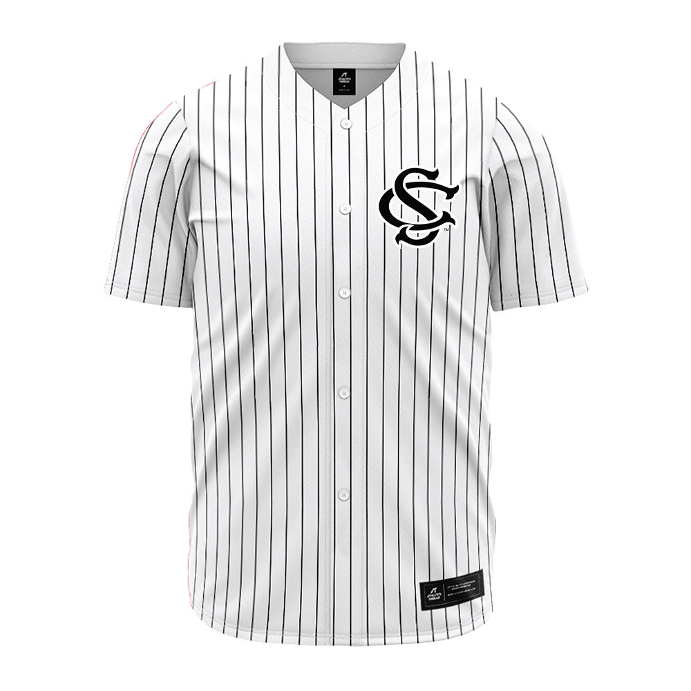 South Carolina - NCAA Baseball : Amp Phillips - Pinstripe Jersey-0
