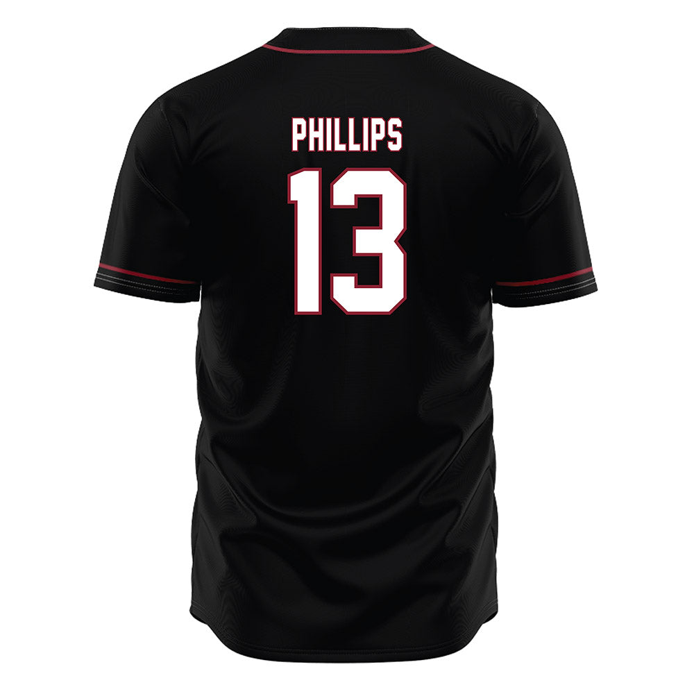 South Carolina - NCAA Baseball : Amp Phillips - Black Jersey-1