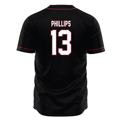 South Carolina - NCAA Baseball : Amp Phillips - Black Jersey-1