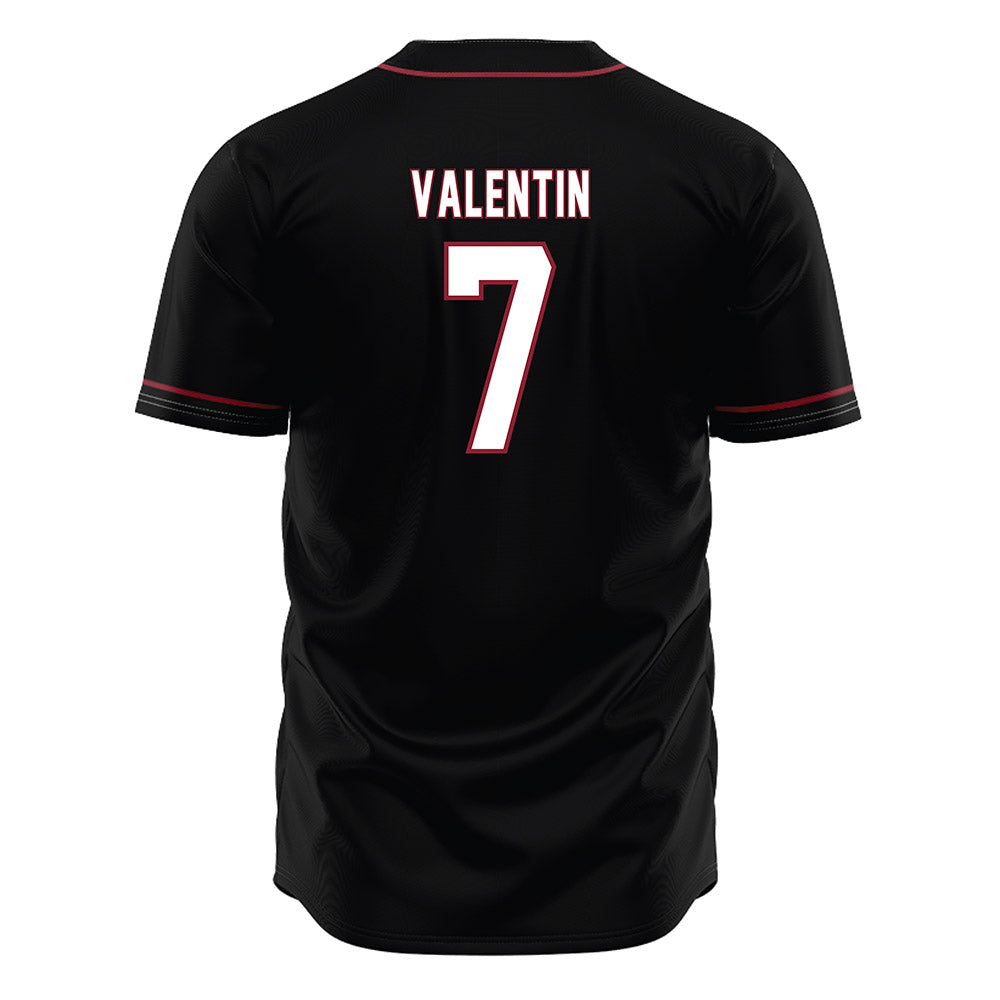 South Carolina - NCAA Baseball : Alex Valentin - Black Jersey-1