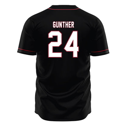 South Carolina - NCAA Baseball : Josh Gunther - Black Jersey-1