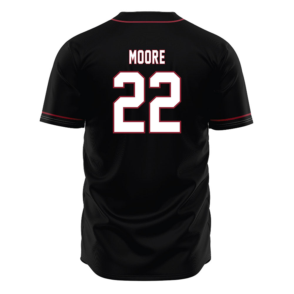 South Carolina - NCAA Baseball : Reese Moore - Black Jersey-1