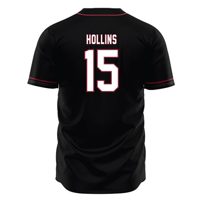 South Carolina - NCAA Baseball : Beau Hollins - Black Jersey-1