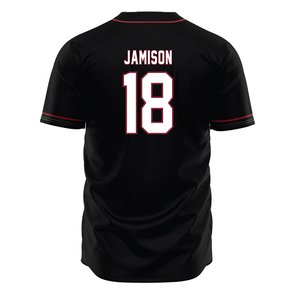 South Carolina - NCAA Baseball : Aaron Jamison - Black Jersey-1