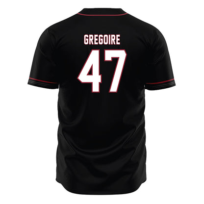 South Carolina - NCAA Baseball : Joshua Gregoire - Black Jersey-1