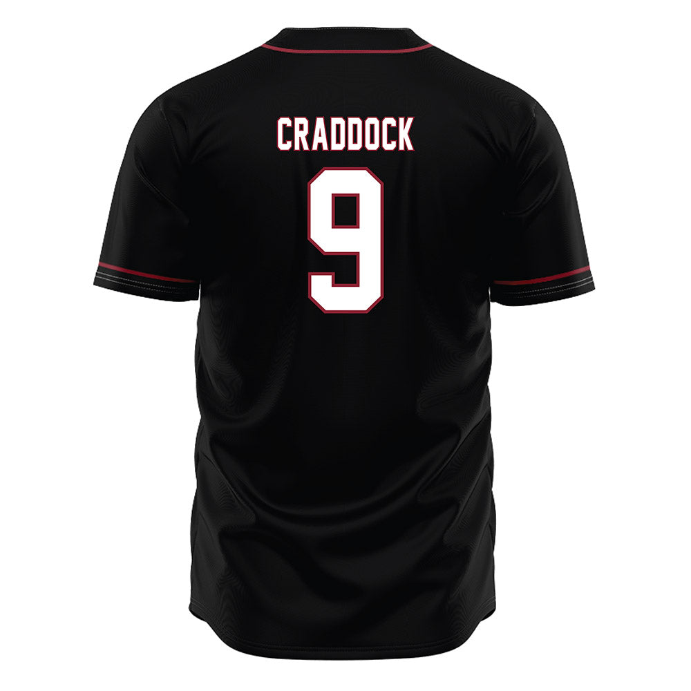 South Carolina - NCAA Baseball : Will Craddock - Black Jersey-1