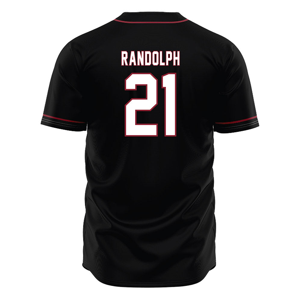 South Carolina - NCAA Baseball : Jake Randolph - Black Jersey-1