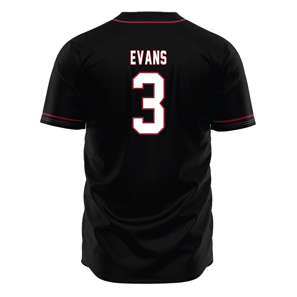 South Carolina - NCAA Baseball : Patrick Evans - Black Jersey-1