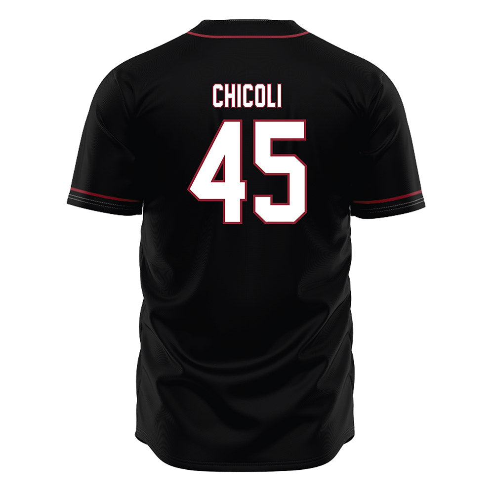 South Carolina - NCAA Baseball : Connor Chicoli - Black Jersey-1