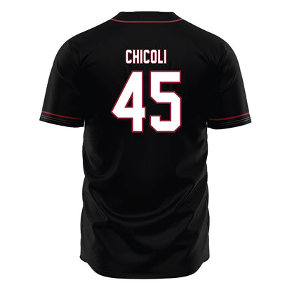 South Carolina - NCAA Baseball : Connor Chicoli - Black Jersey-1