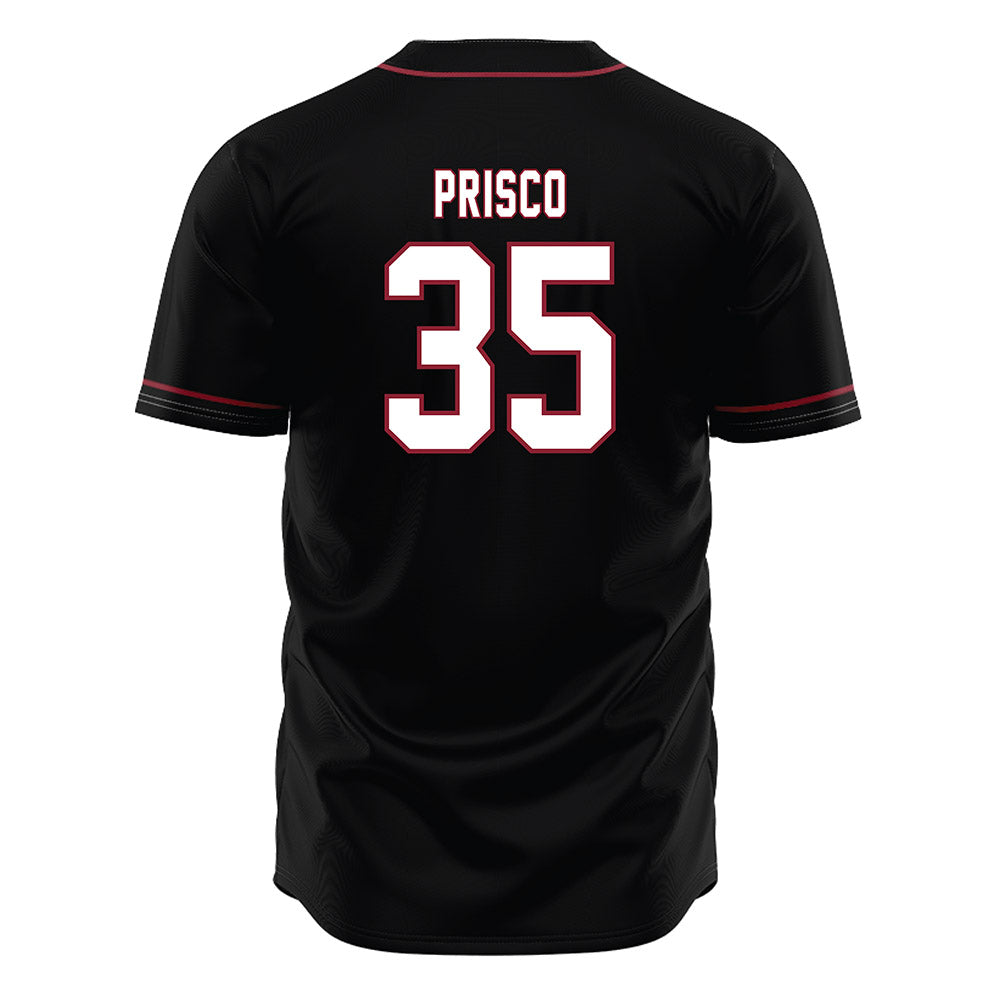 South Carolina - NCAA Baseball : Logan Prisco - Black Jersey-1