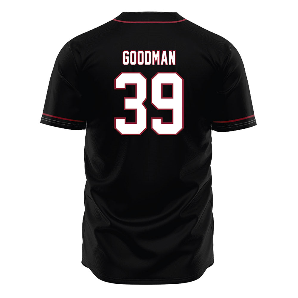 South Carolina - NCAA Baseball : Riley Goodman - Black Jersey-1