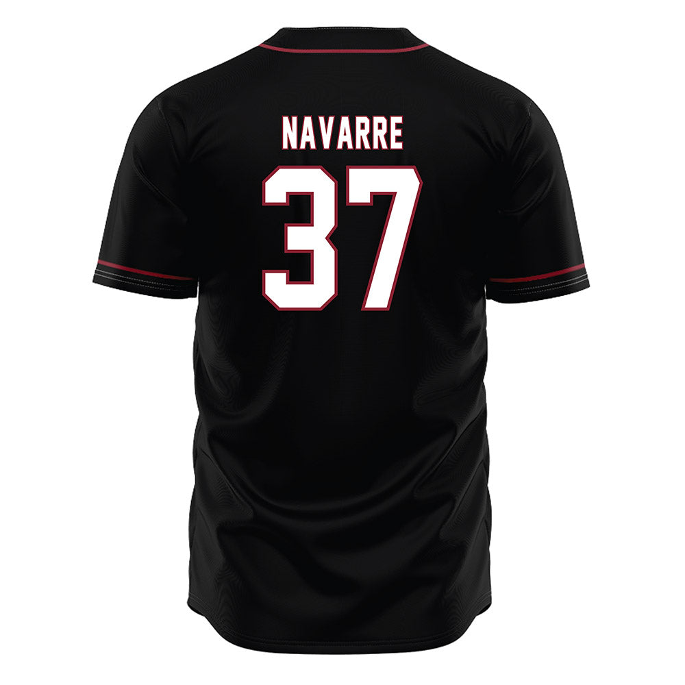 South Carolina - NCAA Baseball : Bryce Navarre - Black Jersey-1