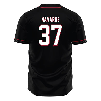 South Carolina - NCAA Baseball : Bryce Navarre - Black Jersey-1