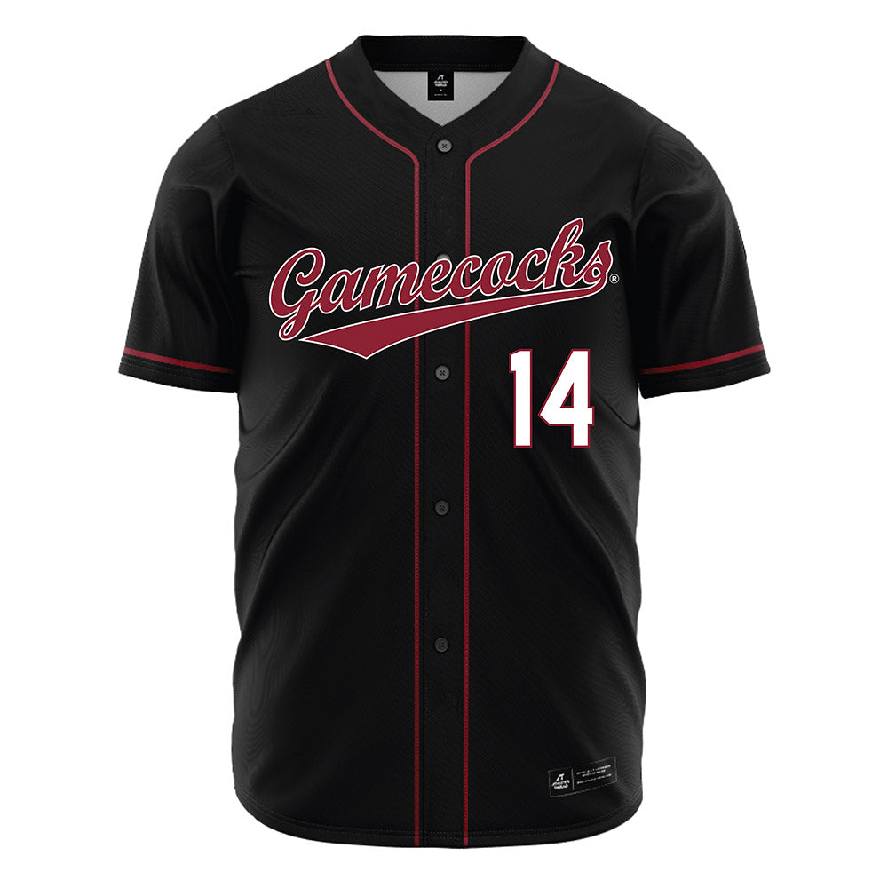 South Carolina - NCAA Baseball : Caleb Hoover - Black Jersey-0