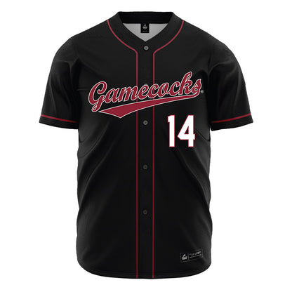 South Carolina - NCAA Baseball : Caleb Hoover - Black Jersey-0