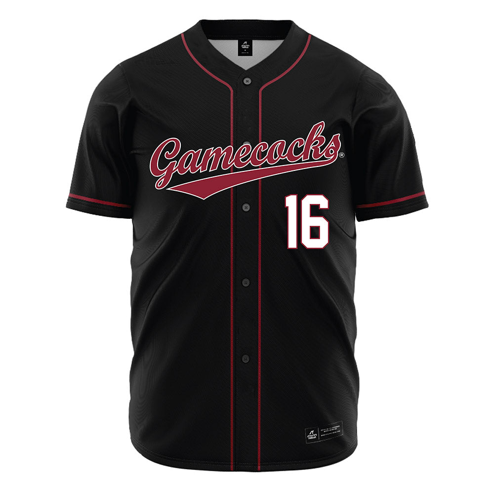 South Carolina - NCAA Baseball : Patrick Dudley - Black Jersey-0
