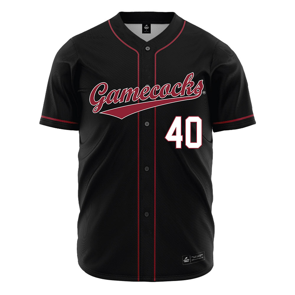 South Carolina - NCAA Baseball : Gavin Braland - Black Jersey-0
