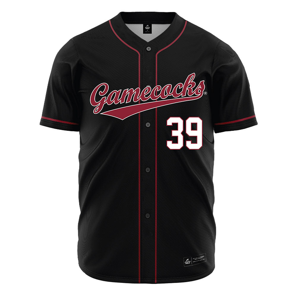 South Carolina - NCAA Baseball : Riley Goodman - Black Jersey-0
