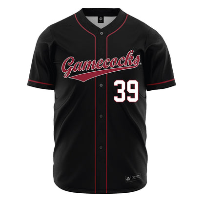 South Carolina - NCAA Baseball : Riley Goodman - Black Jersey-0