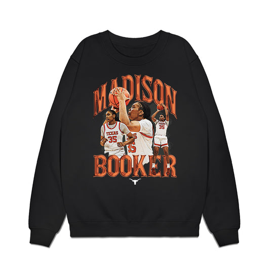 Texas - NCAA Women's Basketball : Madison Booker - Collage Premium Crewneck Sweatshirt-0