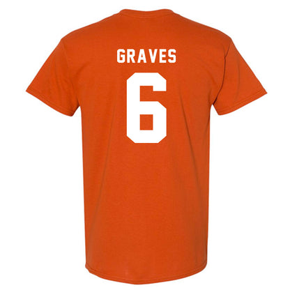 Texas - NCAA Women's Basketball : Sarah Graves - Sports Shersey T-Shirt-1