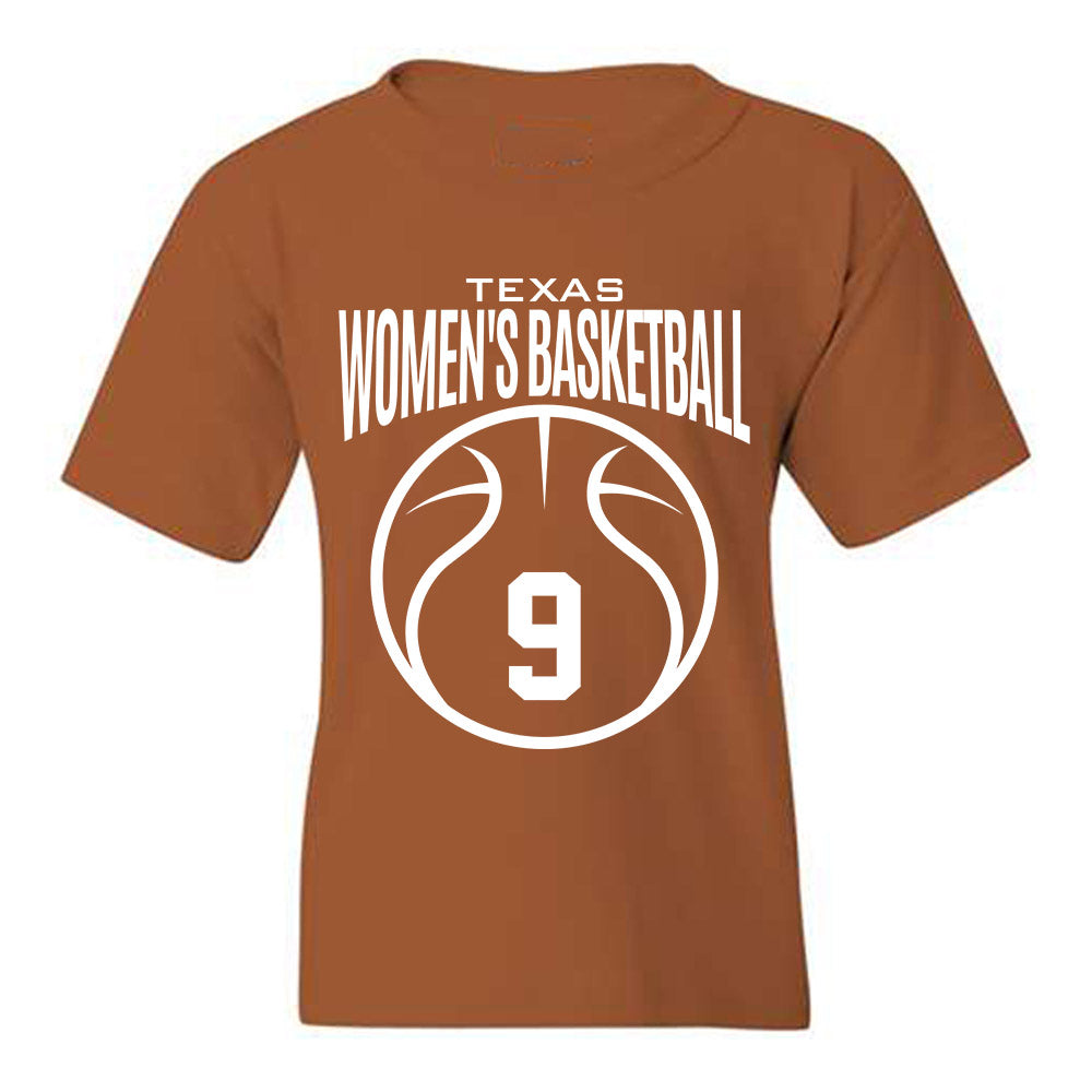 Texas - NCAA Women's Basketball : Zya Vann - Sports Shersey Youth T-Shirt-0