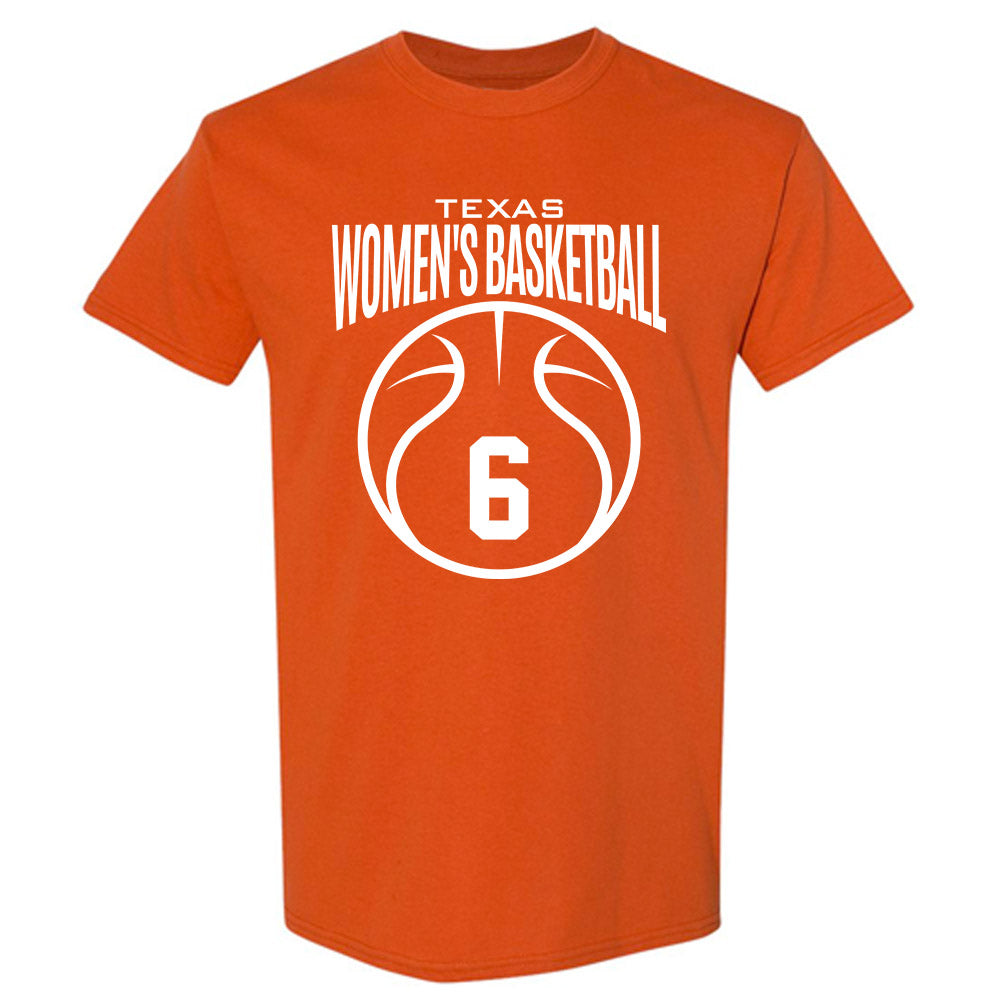 Texas - NCAA Women's Basketball : Sarah Graves - Sports Shersey T-Shirt-0
