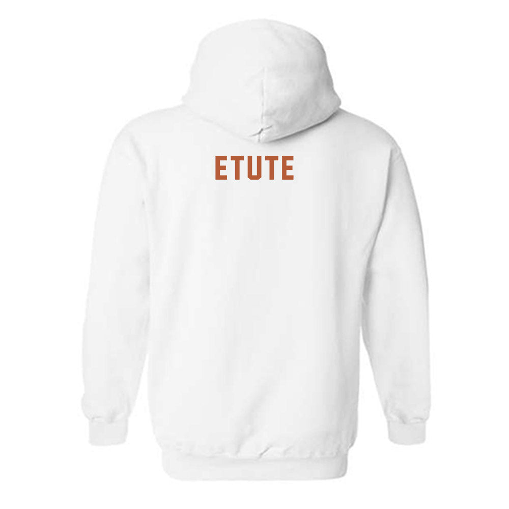 Texas - NCAA Women's Basketball : Isi Etute - Classic Shersey Hooded Sweatshirt-1