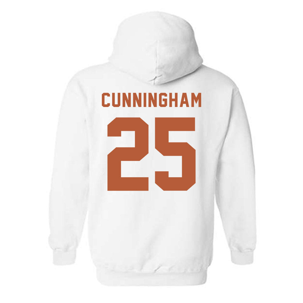 Texas - NCAA Women's Basketball : Breya Cunningham - Classic Shersey Hooded Sweatshirt-1