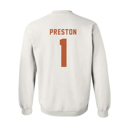 Texas - NCAA Women's Basketball : Bryanna Preston - Classic Shersey Crewneck Sweatshirt-1