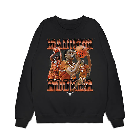 Texas - NCAA Women's Basketball : Madison Booker - Collage Premium Crewneck Sweatshirt-0