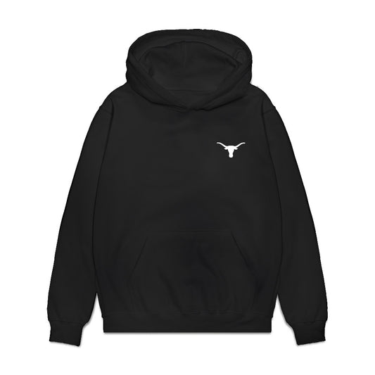 Texas - NCAA Women's Basketball : Madison Booker - Collage Premium Hooded Sweatshirt-0