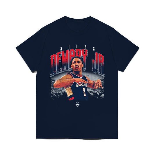 UConn - NCAA Men's Basketball : Silas Demary Jr - Collage Comfort Colors T-Shirt-0