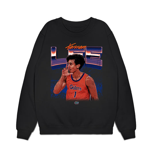 Florida - NCAA Men's Basketball : Xaivian Lee - Collage Premium Crewneck Sweatshirt-0