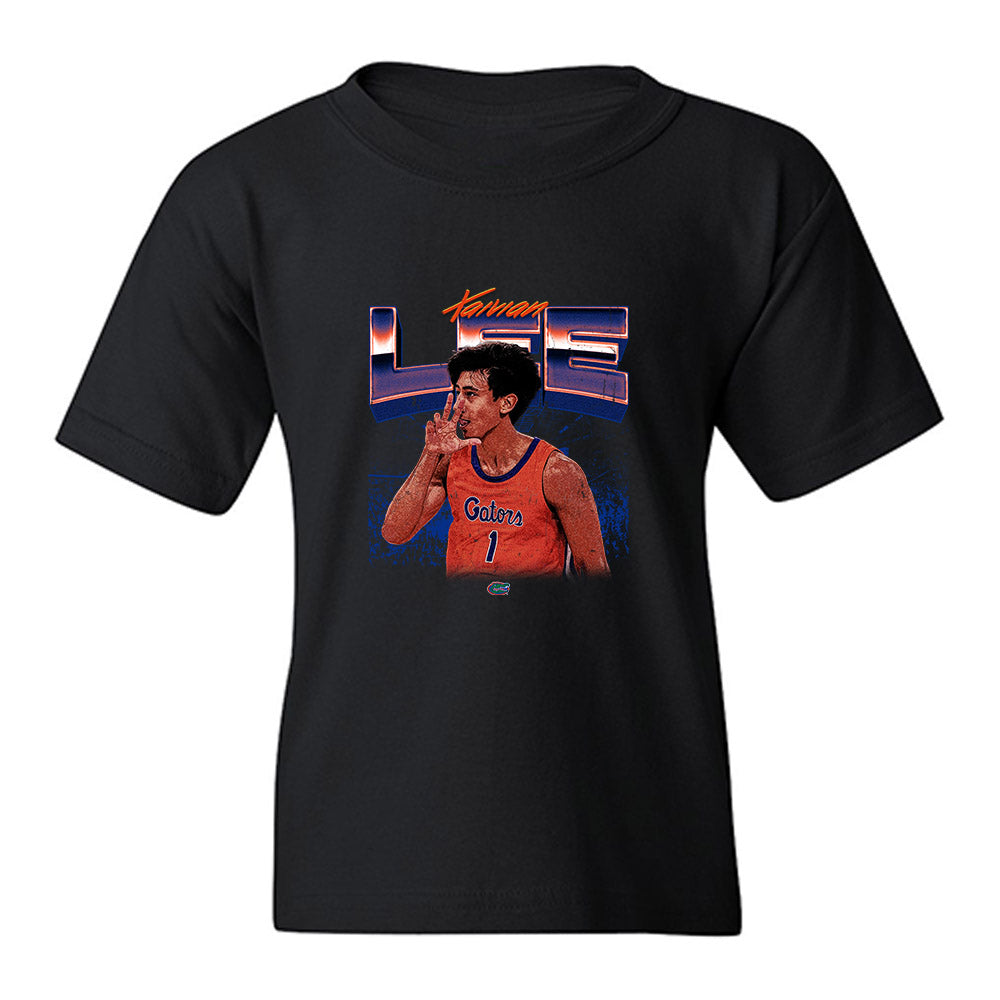 Florida - NCAA Men's Basketball : Xaivian Lee - Collage Youth T-Shirt-0
