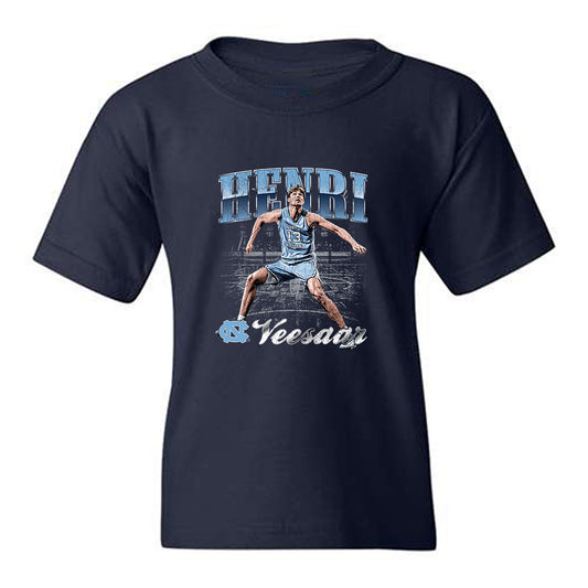 UNC - NCAA Men's Basketball : Henri Veesaar - Collage Youth T-Shirt-0
