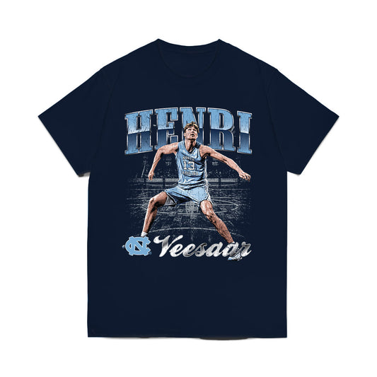 UNC - NCAA Men's Basketball : Henri Veesaar - Collage Comfort Colors T-Shirt-0