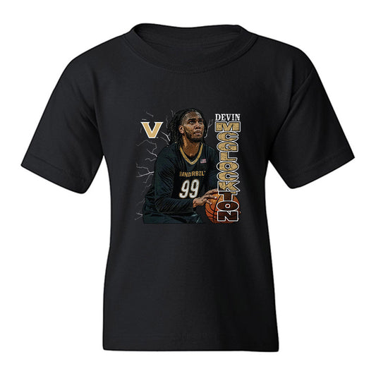Vanderbilt - NCAA Men's Basketball : Devin Mcglockton - Collage Youth T-Shirt-0