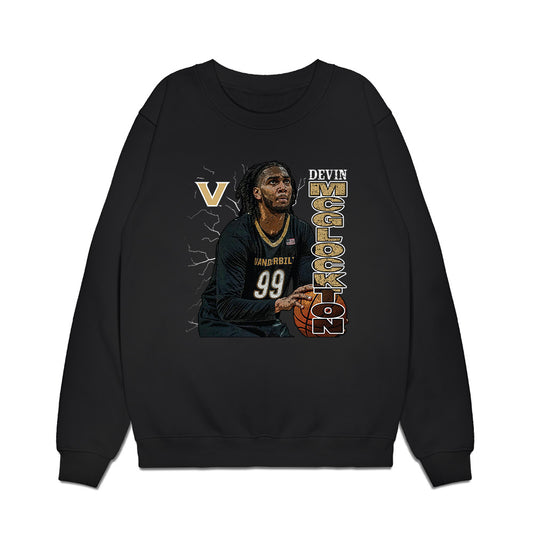 Vanderbilt - NCAA Men's Basketball : Devin Mcglockton - Collage Premium Crewneck Sweatshirt-0