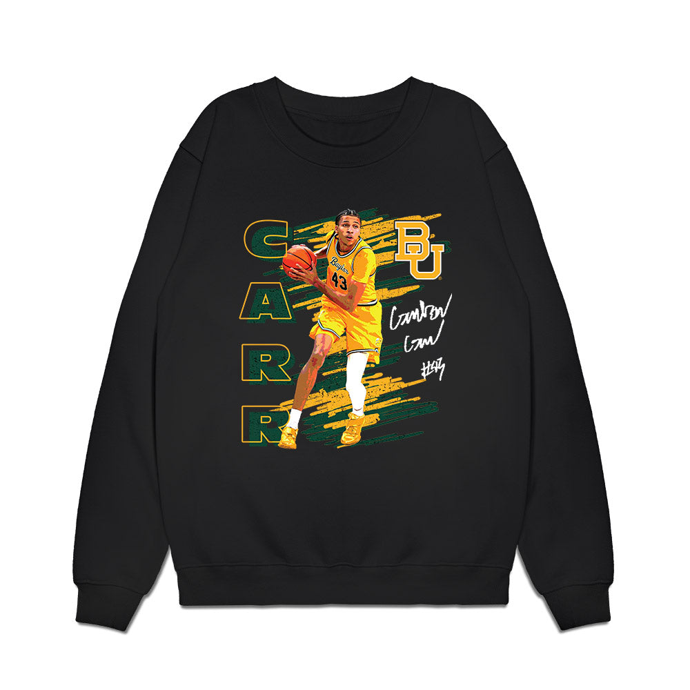 Baylor - NCAA Men's Basketball : Cameron Carr - Collage Premium Crewneck Sweatshirt-0