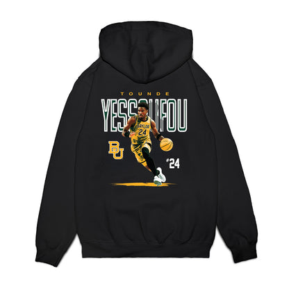 Baylor - NCAA Men's Basketball : Tounde Yessoufou - Collage Premium Hooded Sweatshirt-1