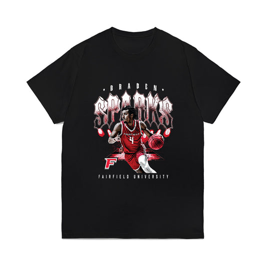 Fairfield - NCAA Men's Basketball : Braden Sparks - Collage Comfort Colors T-Shirt-0